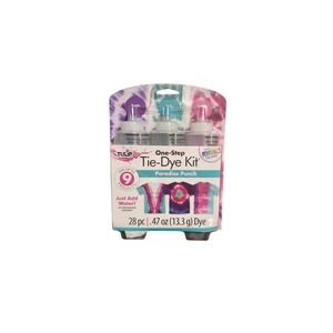 Tulip One Step Tie Dye Kit Paradise Punch 28 Piece .47 oz‎ Dye Up to 9 Projects
